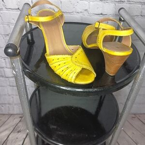 SCHULER & SONS PHILADELPHIA Leather Sandals(Anthropologie) Size 7B.